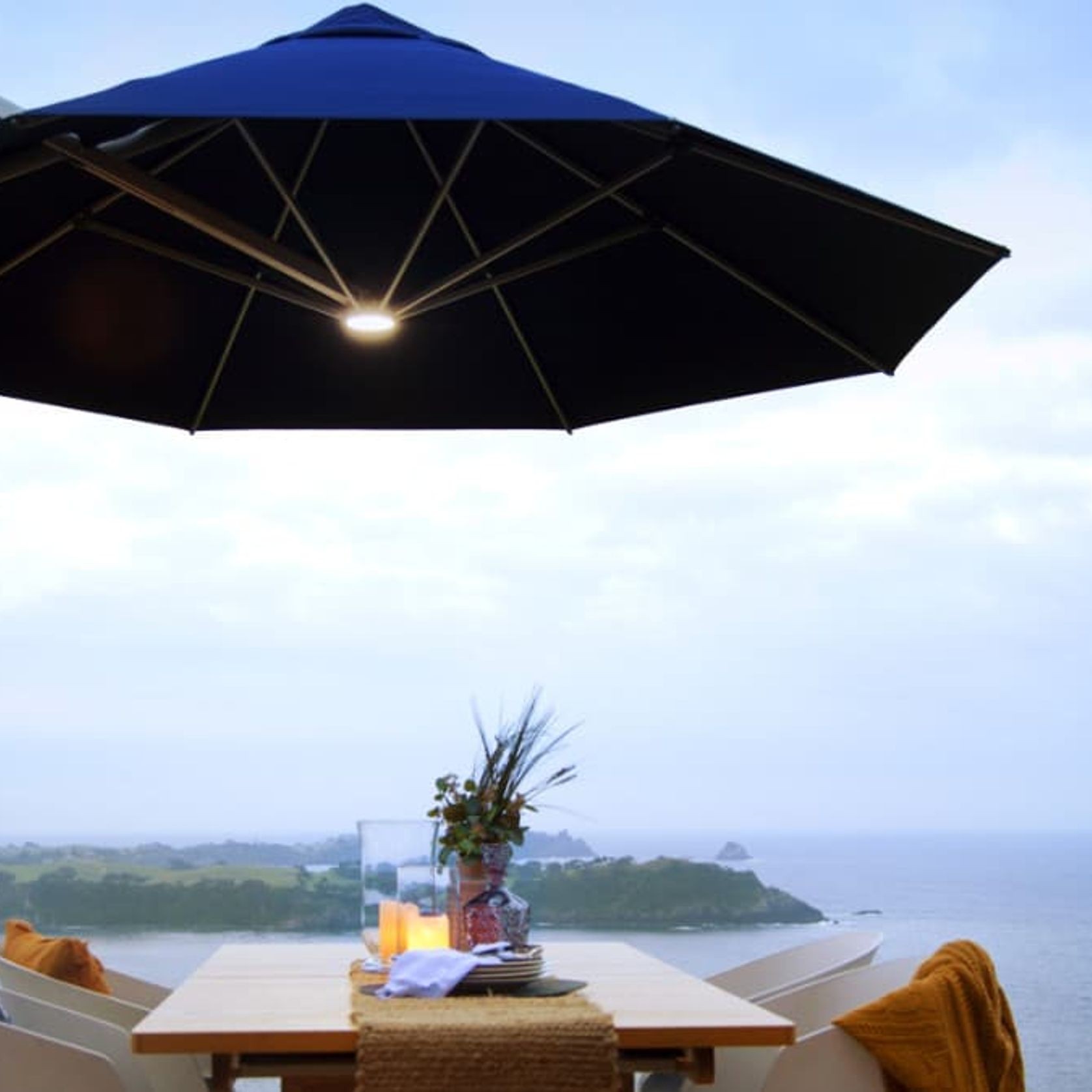 Shadowspec Serenity Rotating Cantilever Umbrella gallery detail image