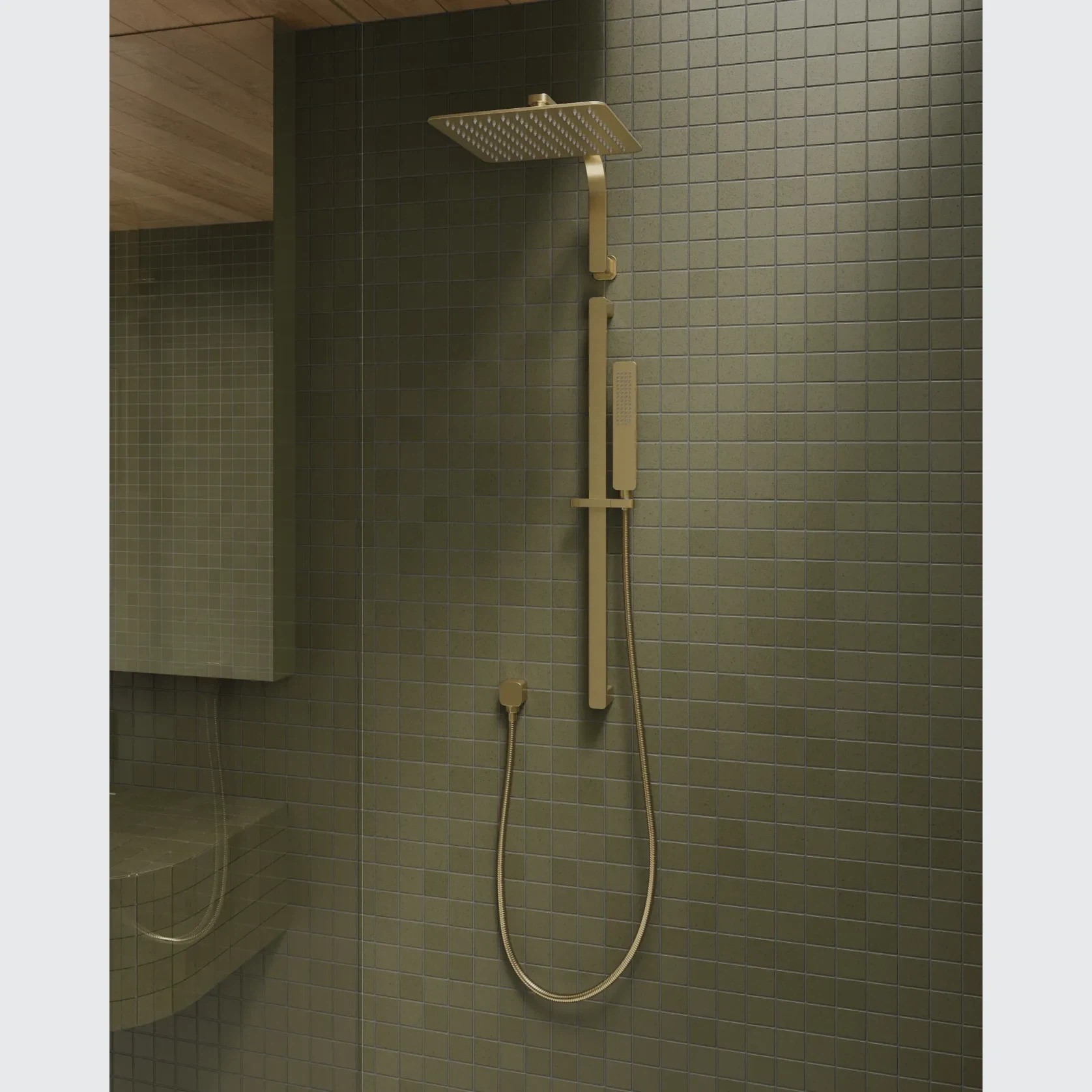 Nesso Shower Arm & Head Set gallery detail image