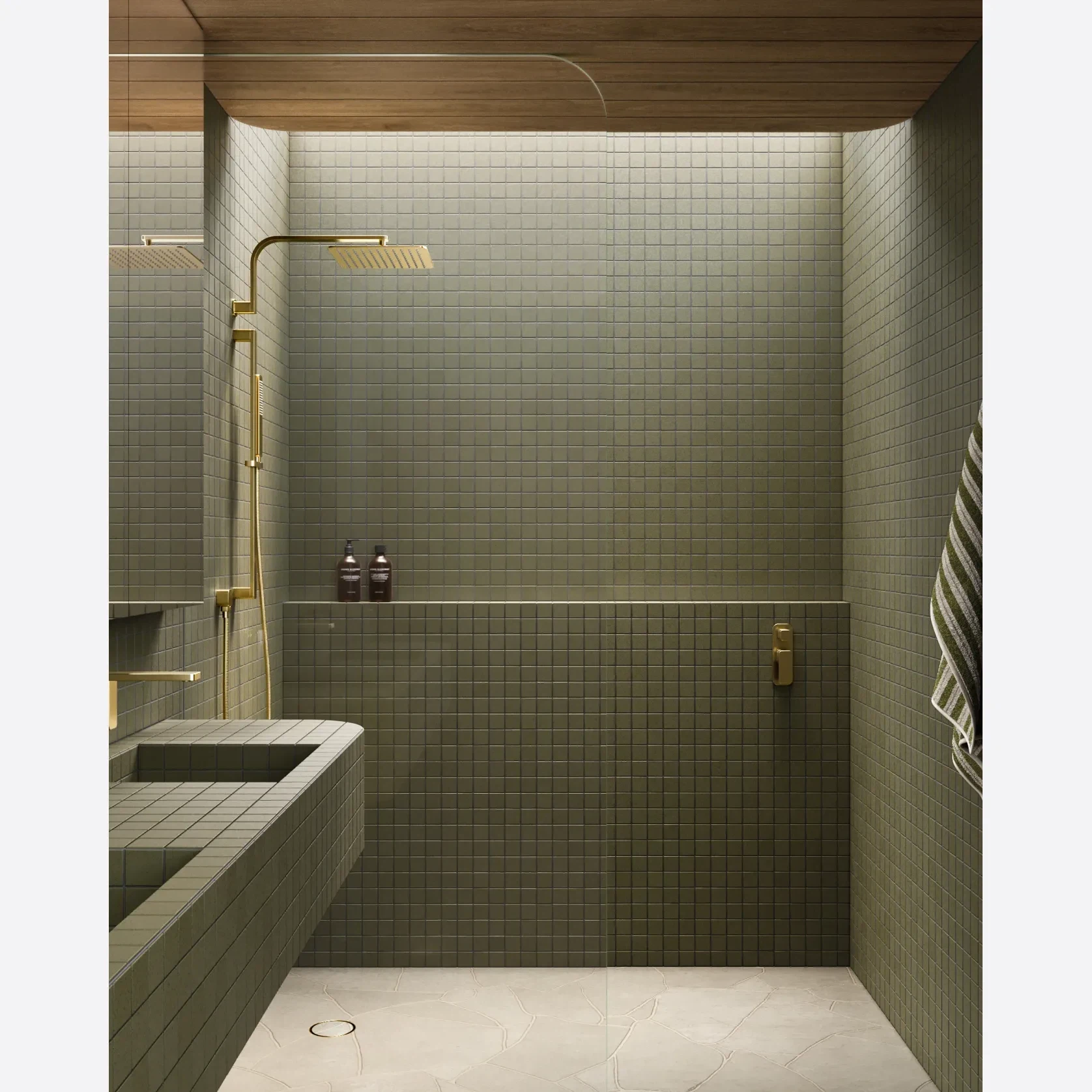 Nesso Shower Arm & Head Set gallery detail image