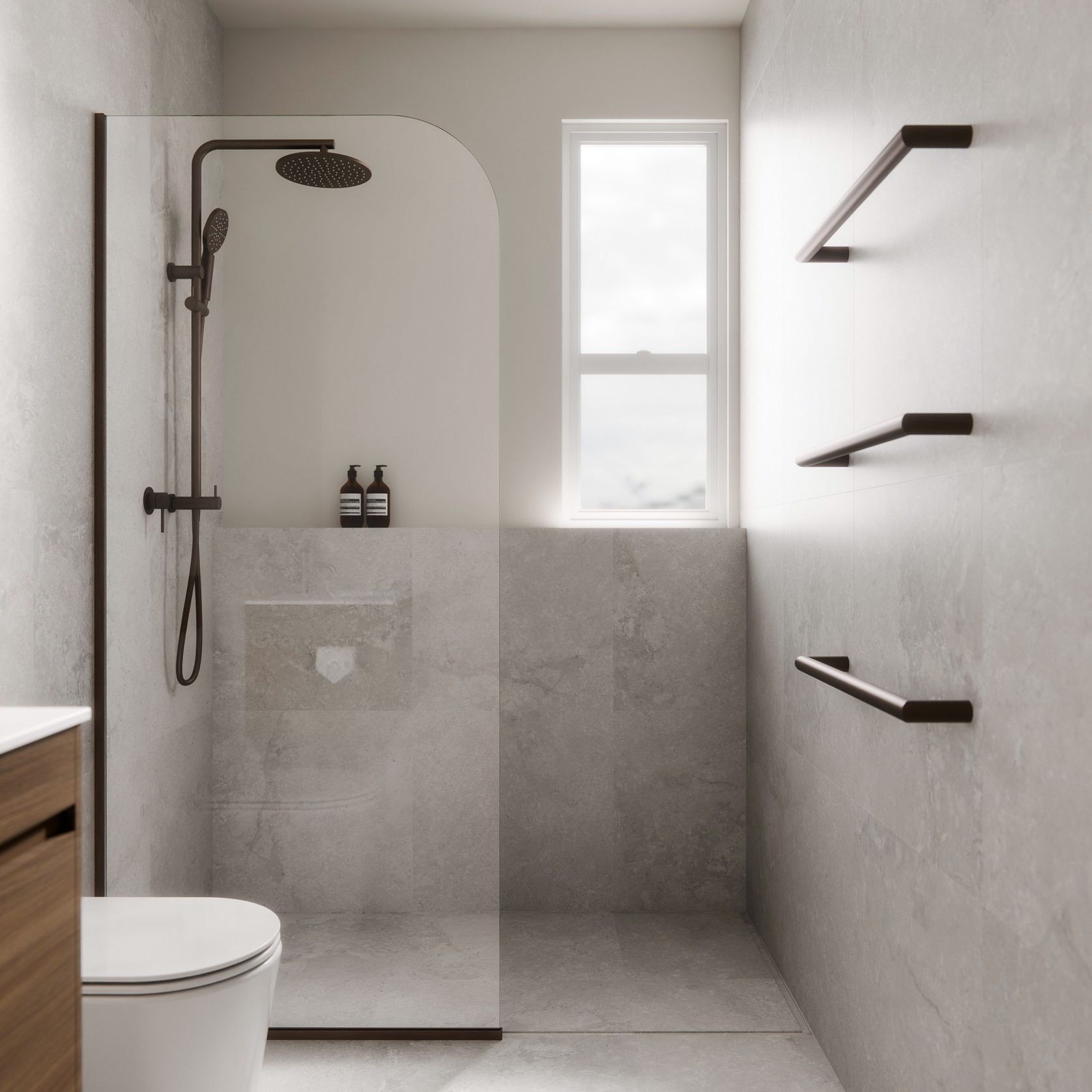 Code Super Clear Shower Screen Range | 900mm gallery detail image