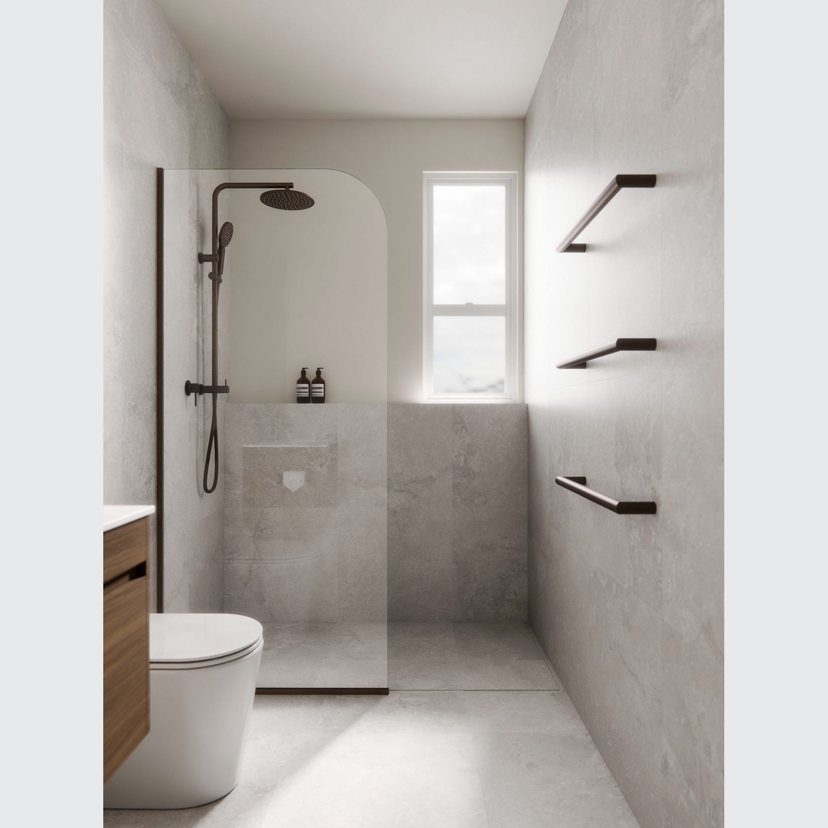 Code Allure Shower Screen Glass Range | 900mm gallery detail image