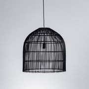 Sienna | Black Rattan Cane Wicker Pendant Light gallery detail image