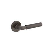 Iver Berlin Door Lever Handle on Round Rose Passage gallery detail image