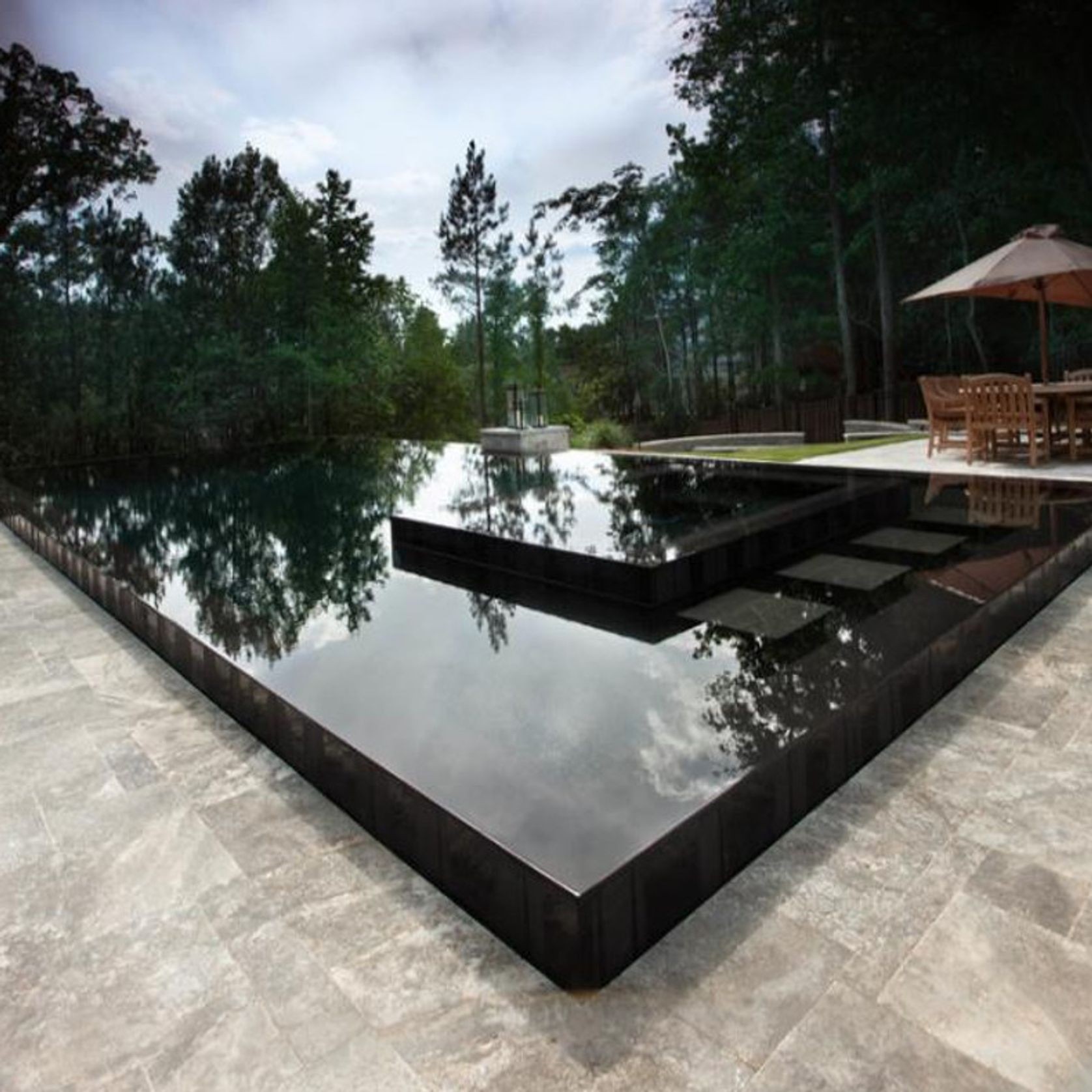 30mm Classic Silver Travertine Pavers - Tumbled & Unfil gallery detail image