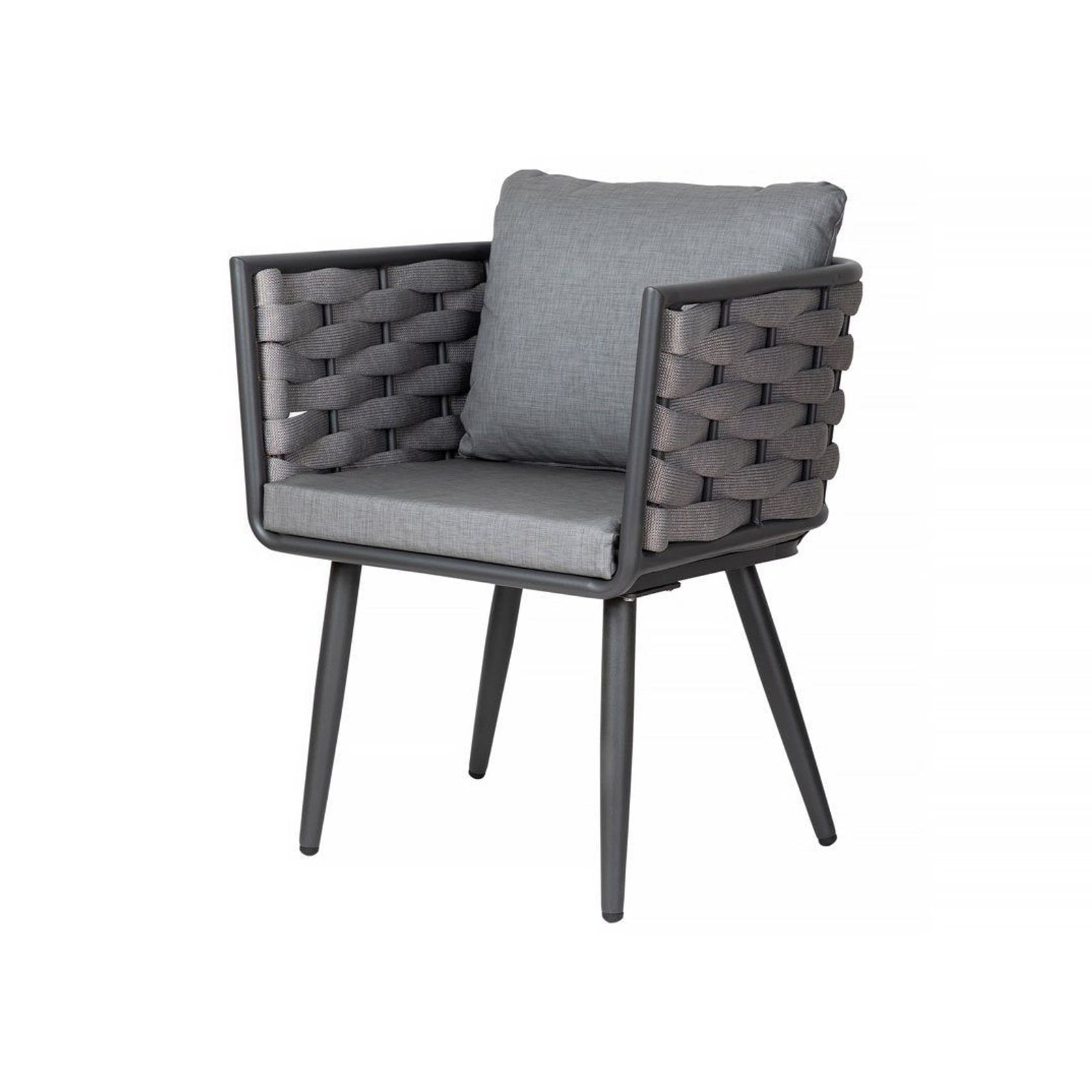 Silvereye Aluminium Rope Dining Chair gallery detail image