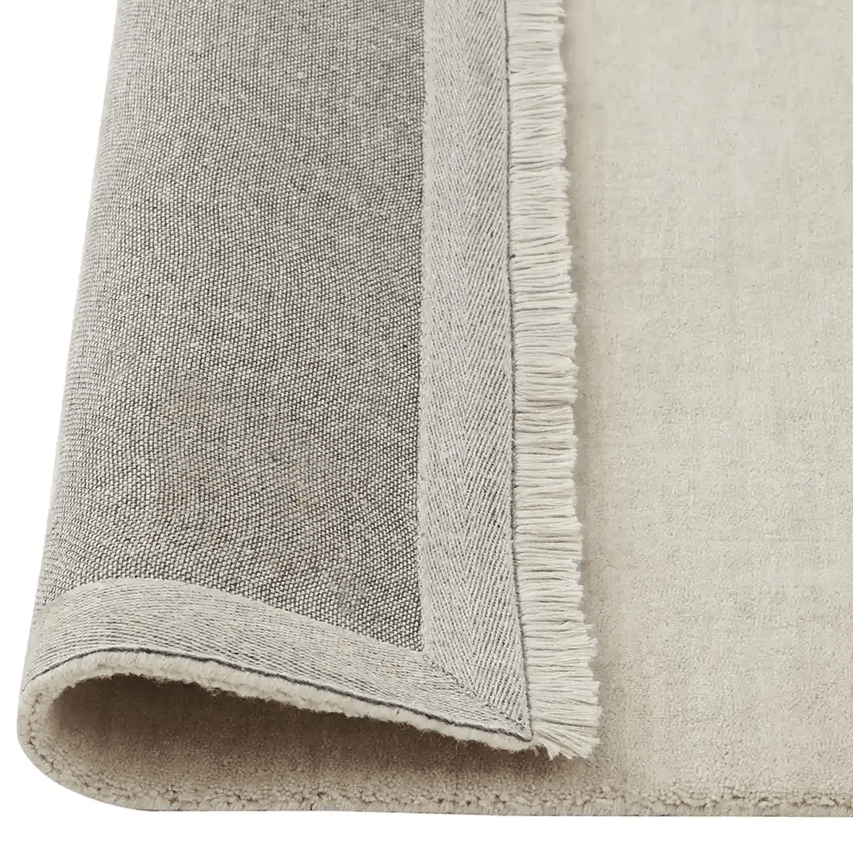 Weave Home Silvio Floor Rug - Ecru | NZ Wool | Two Sizes gallery detail image