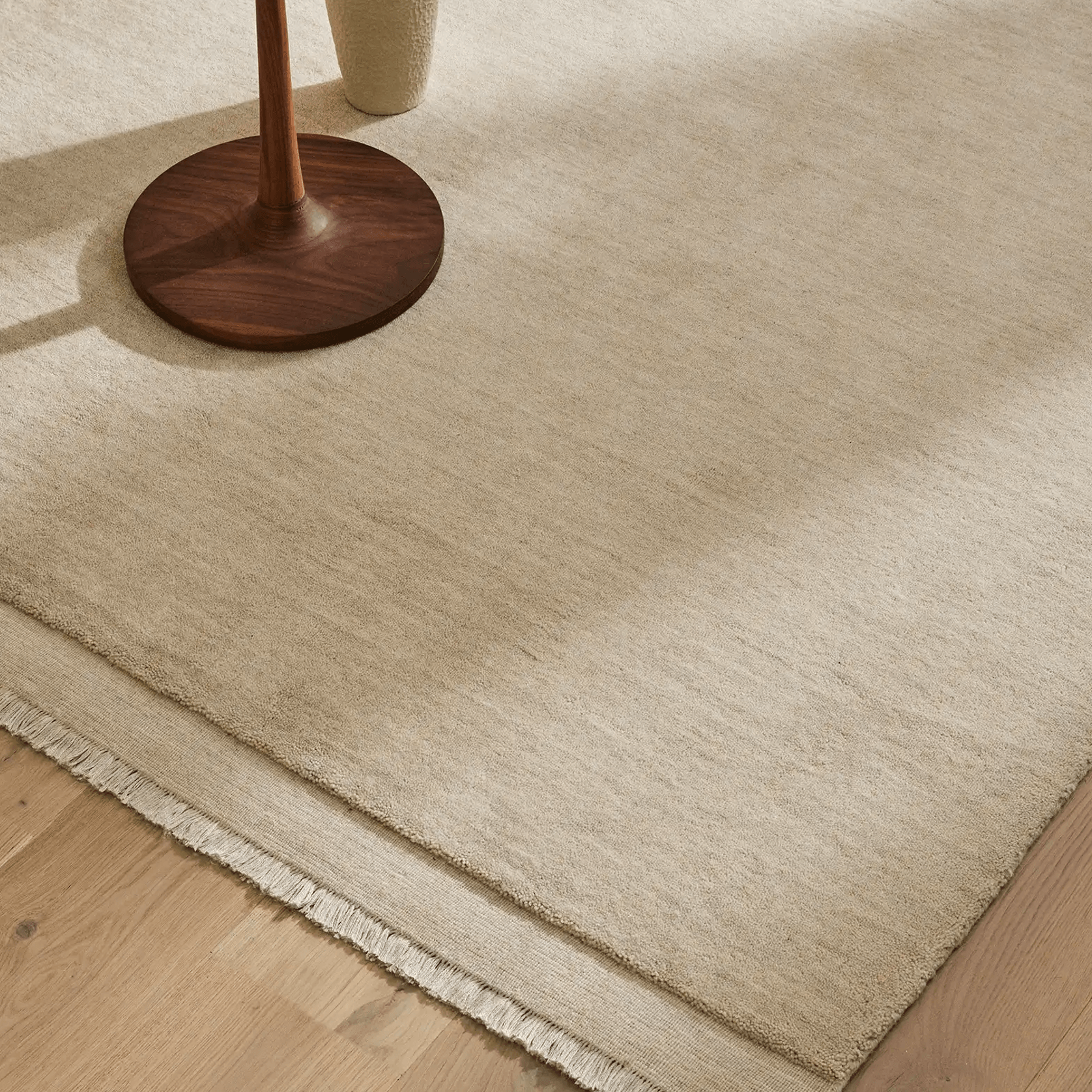 Weave Home Silvio Floor Rug - Ecru | NZ Wool | Two Sizes gallery detail image