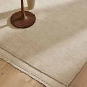 Weave Home Silvio Floor Rug - Ecru | NZ Wool | Two Sizes gallery detail image