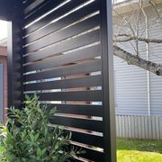 Caribbean Wall Mounted Pergola Slatted Privacy Wall gallery detail image