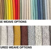 Curv Boucle Fabric Sofa gallery detail image