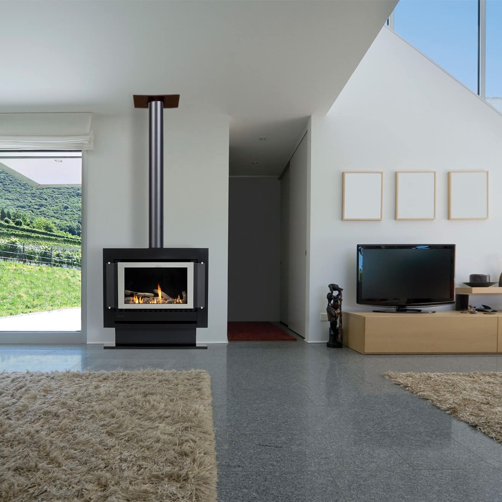 Neo Freestanding Gas Fire gallery detail image