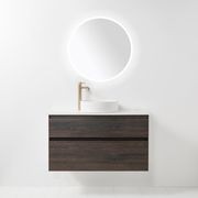 Soft Solid Slim Wall-Hung Vanity, 2 Drawers gallery detail image
