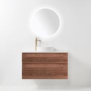 Soft Solid Slim Wall-Hung Vanity, 2 Drawers gallery detail image