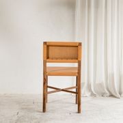 Soren Leather Dining Chair - Mustard gallery detail image