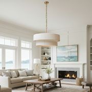 Sorrento Double Tiered Rope Chandelier - White gallery detail image