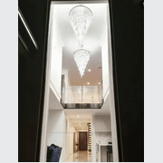 NewYork Oasis Spiral Chandelier - Chrome - W:80cm gallery detail image
