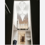NewYork Oasis Spiral Chandelier - Chrome - W:80cm gallery detail image