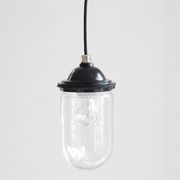 Stable Light Black - Glass Pendant Light gallery detail image