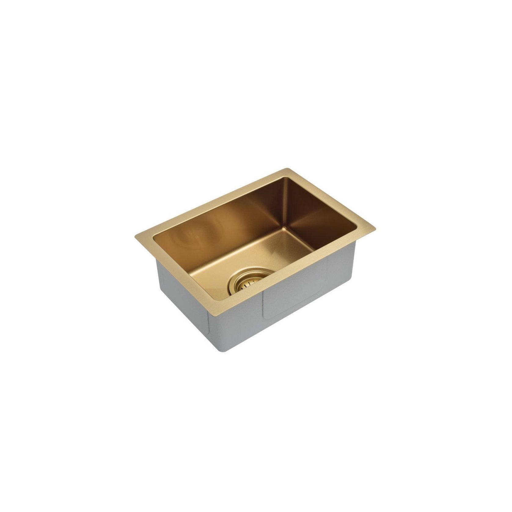 Bar Sink - Single Bowl 382 x 272 - Brushed Bronze Gold gallery detail image