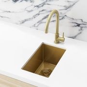 Bar Sink - Single Bowl 382 x 272 - Brushed Bronze Gold gallery detail image