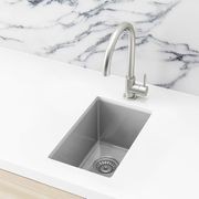 Bar Sink - Single Bowl 382 x 272 - PVD Brushed Nickel gallery detail image