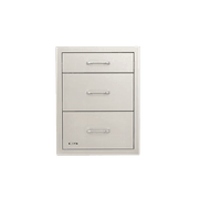 Bull Stainless Steel Triple Drawer System gallery detail image