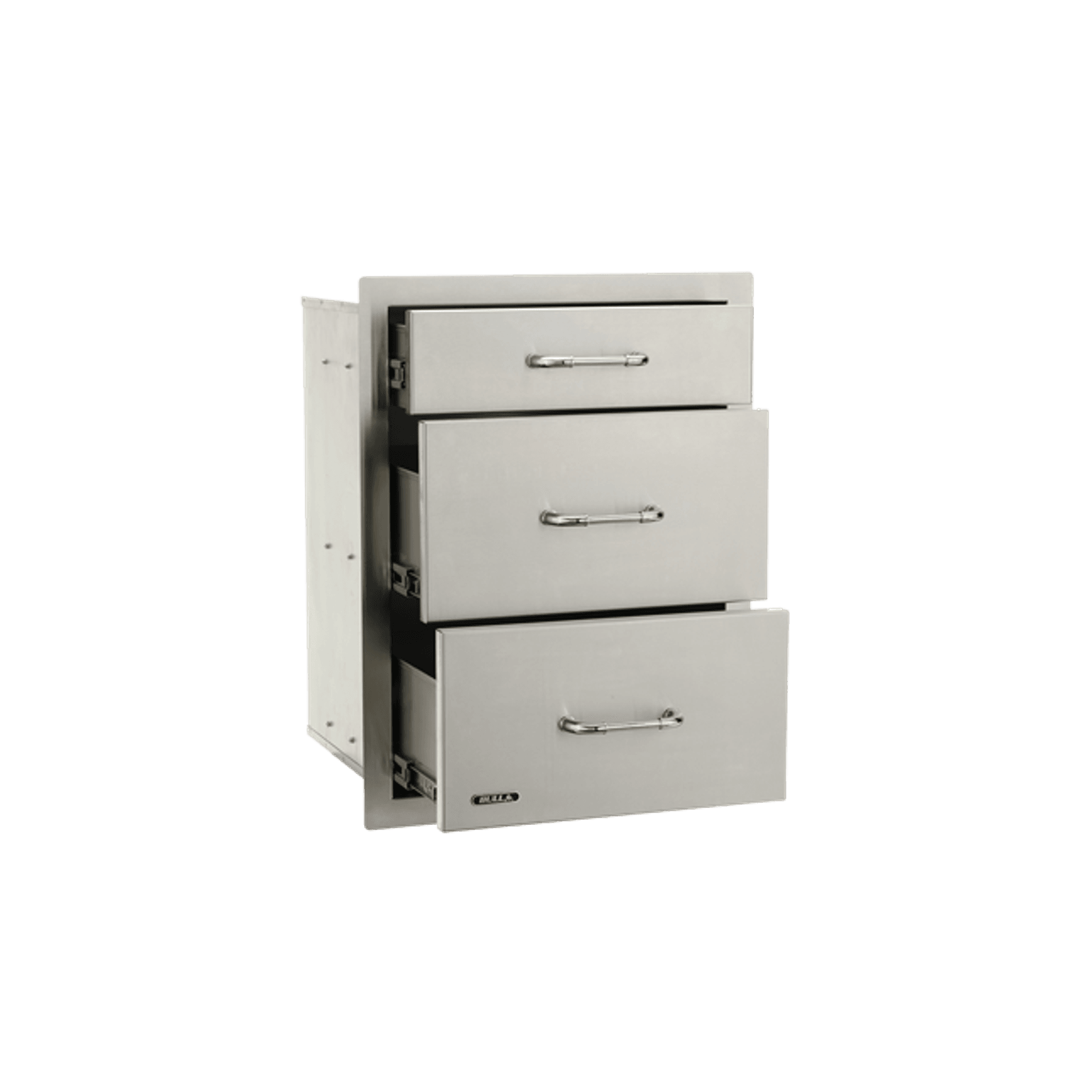 Bull Stainless Steel Triple Drawer System gallery detail image