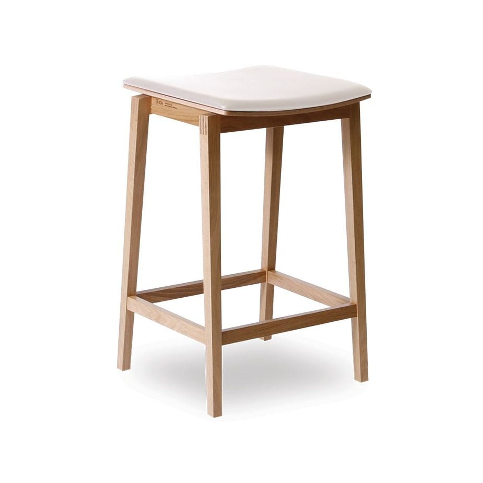 Stockholm Kitchen Stool - Natural Oak  by TON gallery detail image