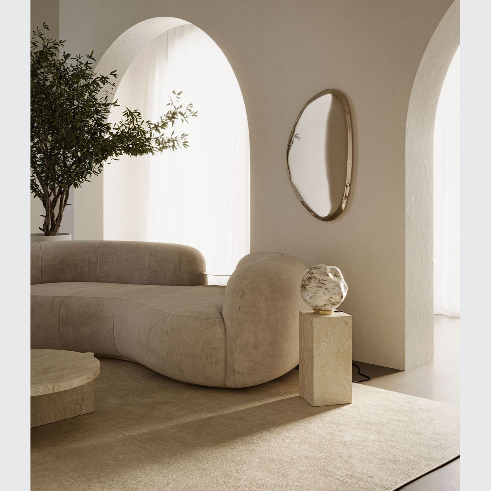 Stone Table Lamp gallery detail image