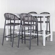 Stratus Outdoor Aluminium Bar Leaner Table gallery detail image