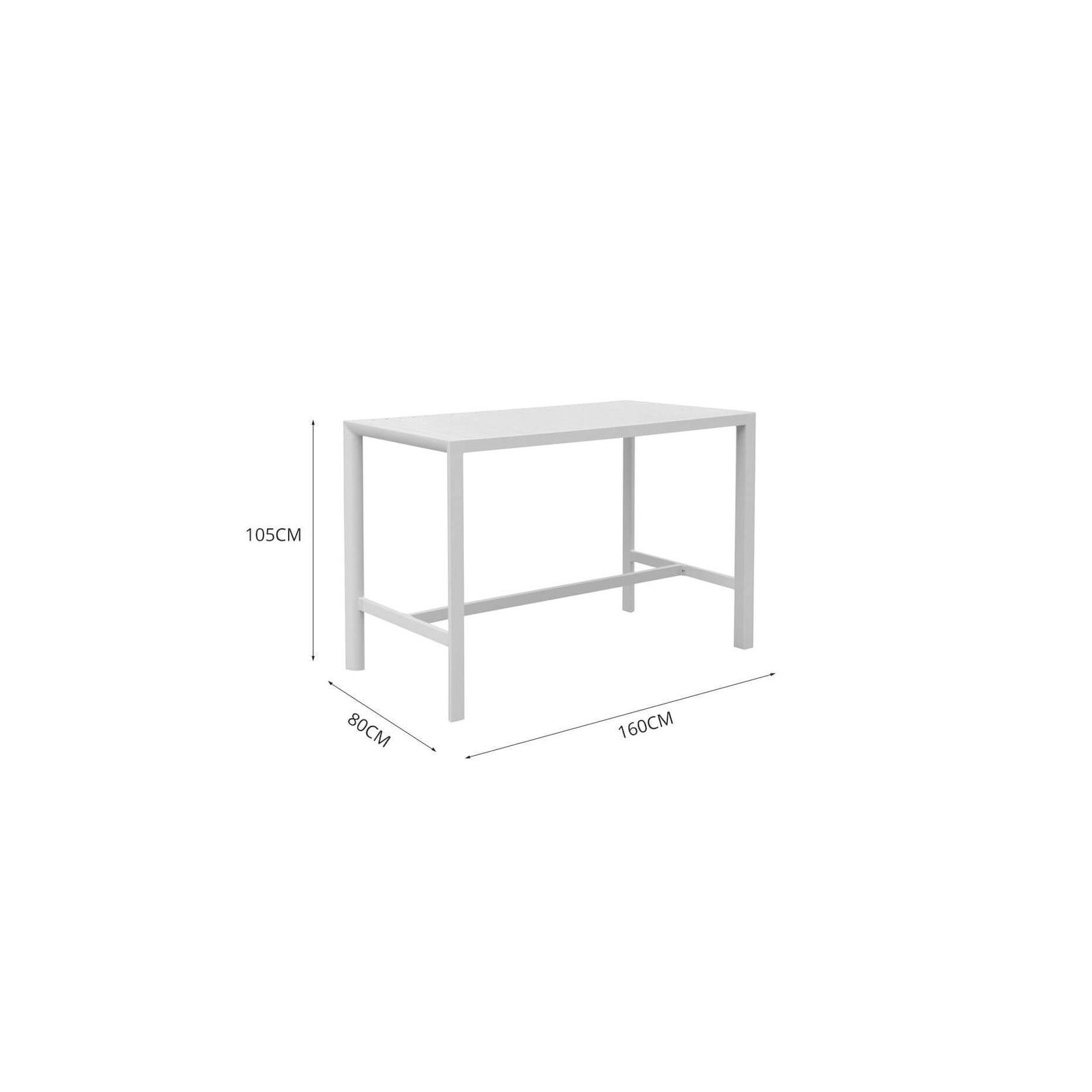 Stratus Outdoor Aluminium Bar Leaner Table gallery detail image
