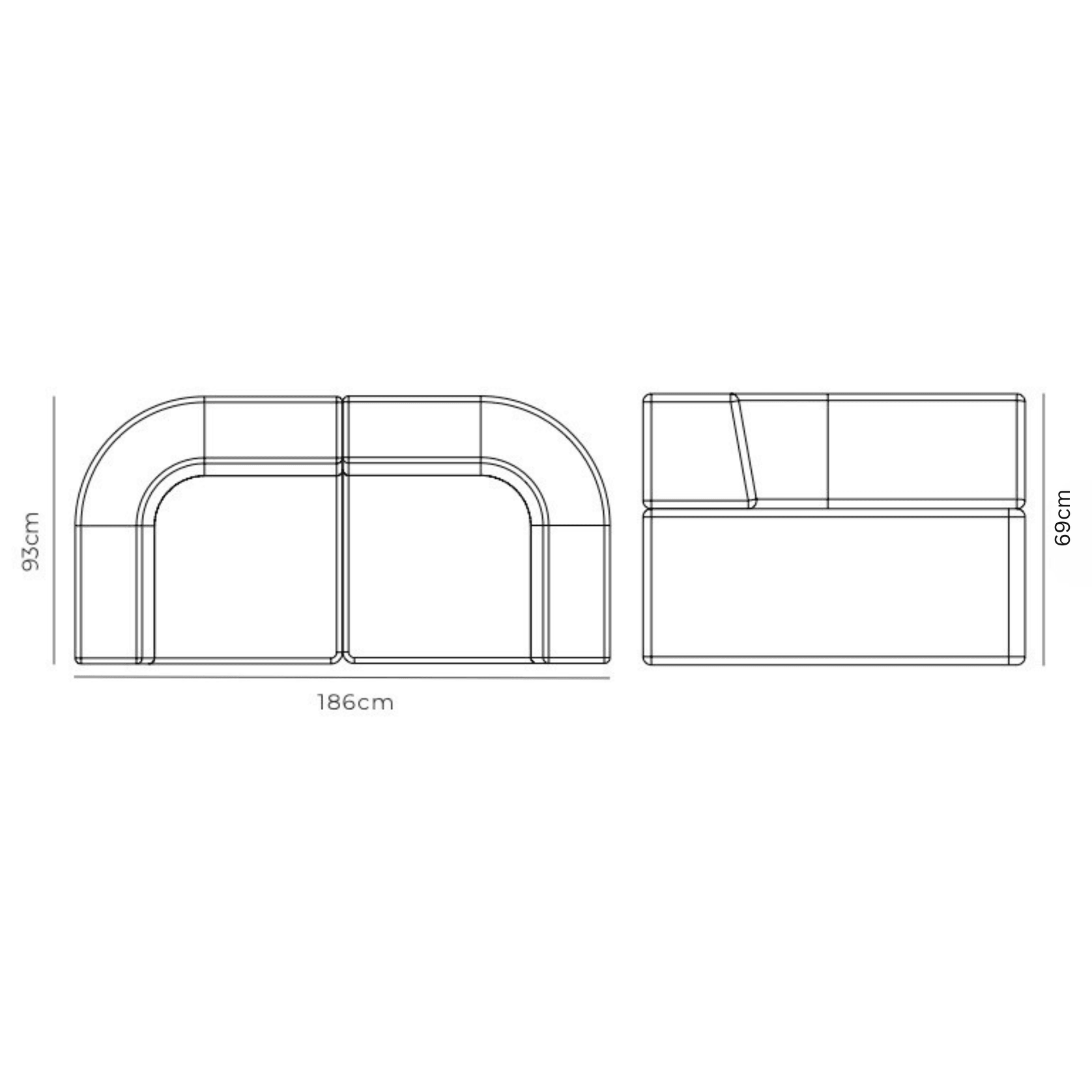Stretch 3 Seater Sofa - Fossil Eucalyptus gallery detail image