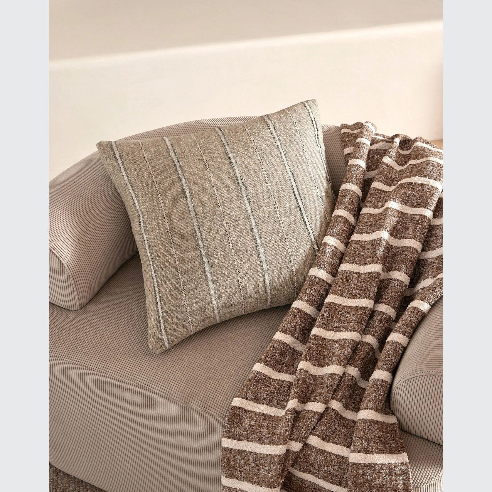 Weave Home Isola Cushion - Fog | 50 x 50cm gallery detail image