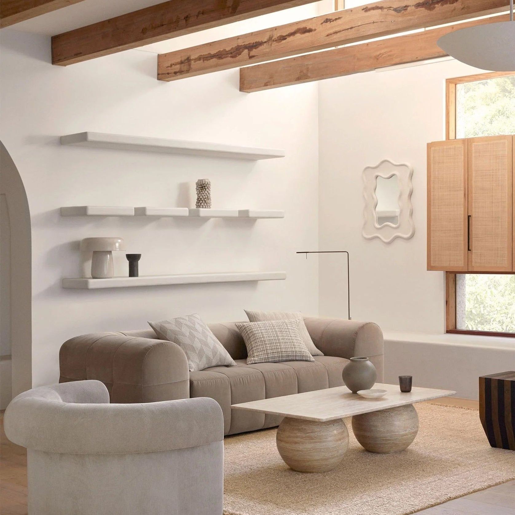 Weave Home Riva Cushion - Natural | 50 x 50cm gallery detail image