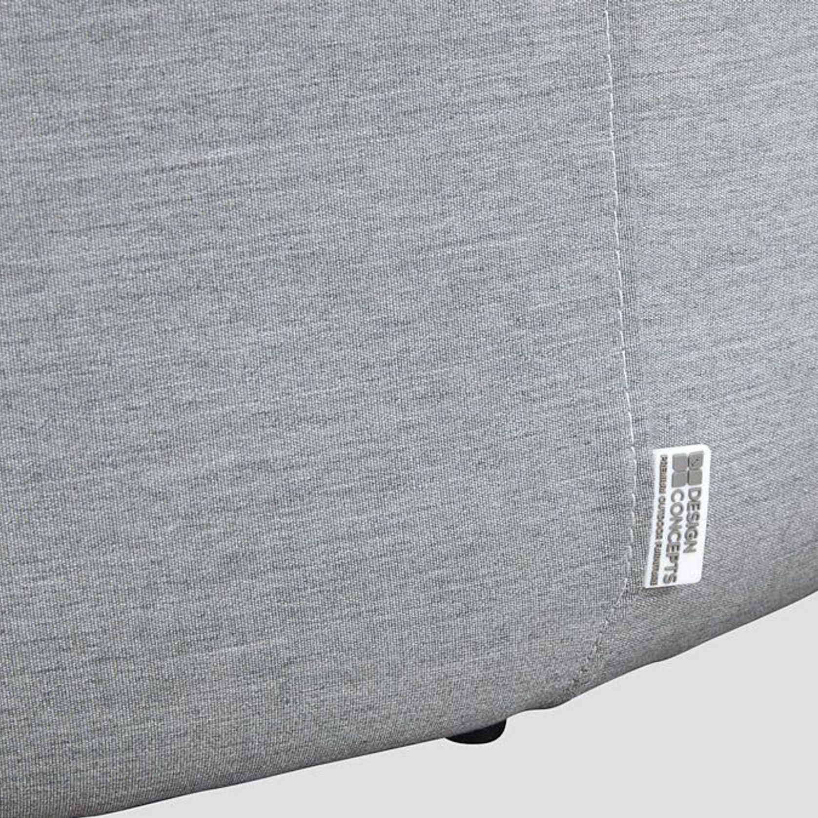 Sunbrella Round Ottoman - Lead Chine gallery detail image