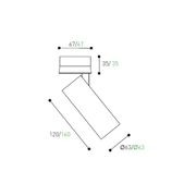 Omni Directional Can Light Surface Mounted Long gallery detail image