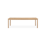 Burnett Outdoor Dining Table 240cm - Eucalyptus gallery detail image