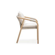 Burnett Outdoor Dining Chair - Eucalyptus / Beige gallery detail image