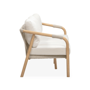 Burnett Outdoor 3 Seater Sofa - Eucalyptus / Beige gallery detail image