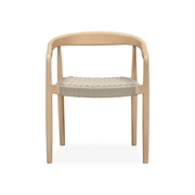 Sal Outdoor Dining Chair - Eucalyptus / Beige gallery detail image