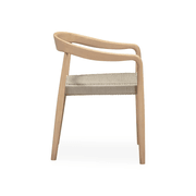 Sal Outdoor Dining Chair - Eucalyptus / Beige gallery detail image