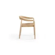 Reynolds Outdoor Dining Chair - Light Acacia gallery detail image