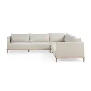 Lonnie Outdoor Corner Sofa - Oyster Grey gallery detail image