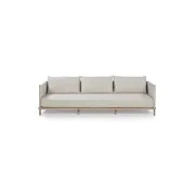 Lonnie Outdoor Three Seater Sofa - Oyster Grey gallery detail image