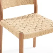 Pedro Outdoor Dining Chair - Deep Acacia gallery detail image