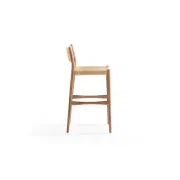 Pedro Outdoor Bar Stool 75cm - Deep Acacia gallery detail image