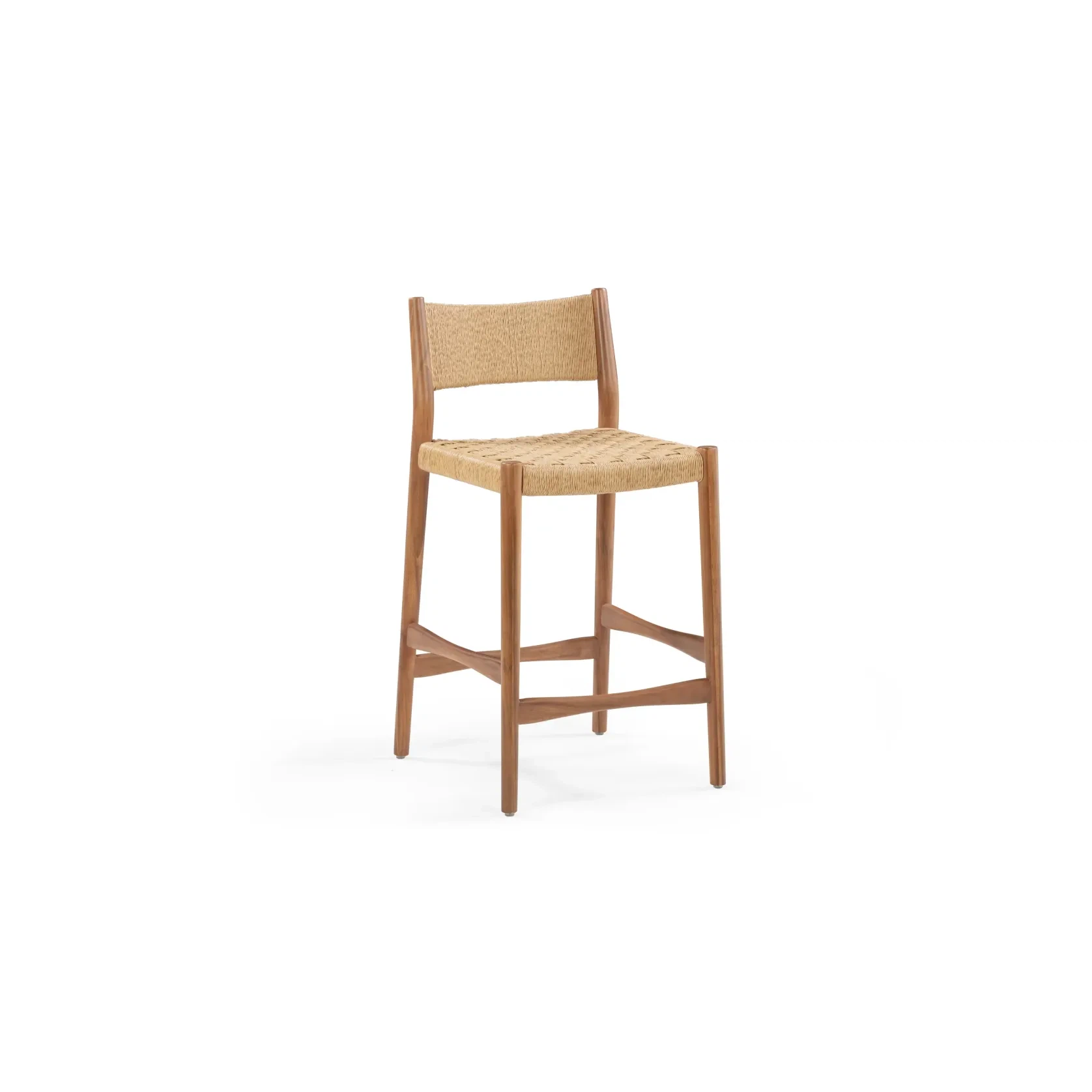 Pedro Outdoor Bar Stool 65cm - Deep Acacia gallery detail image