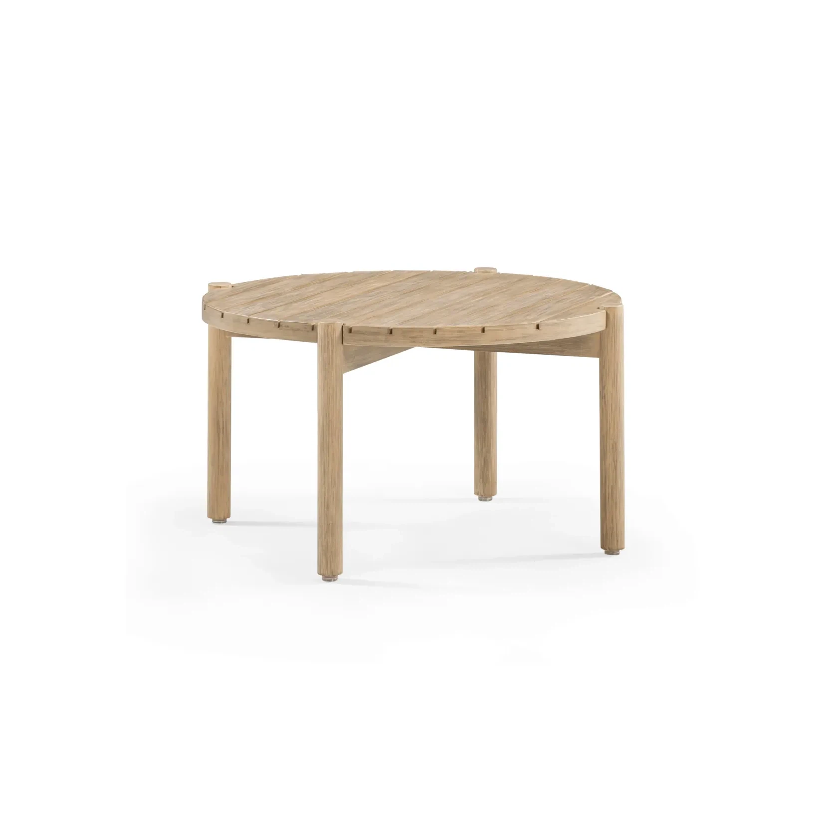 Indra Outdoor Side Table - Light Acacia gallery detail image