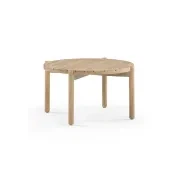 Indra Outdoor Side Table - Light Acacia gallery detail image
