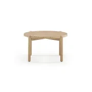 Indra Outdoor Side Table - Light Acacia gallery detail image